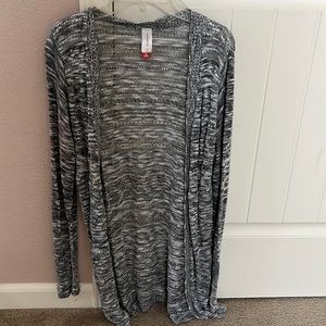 Long Threaded Cardigan